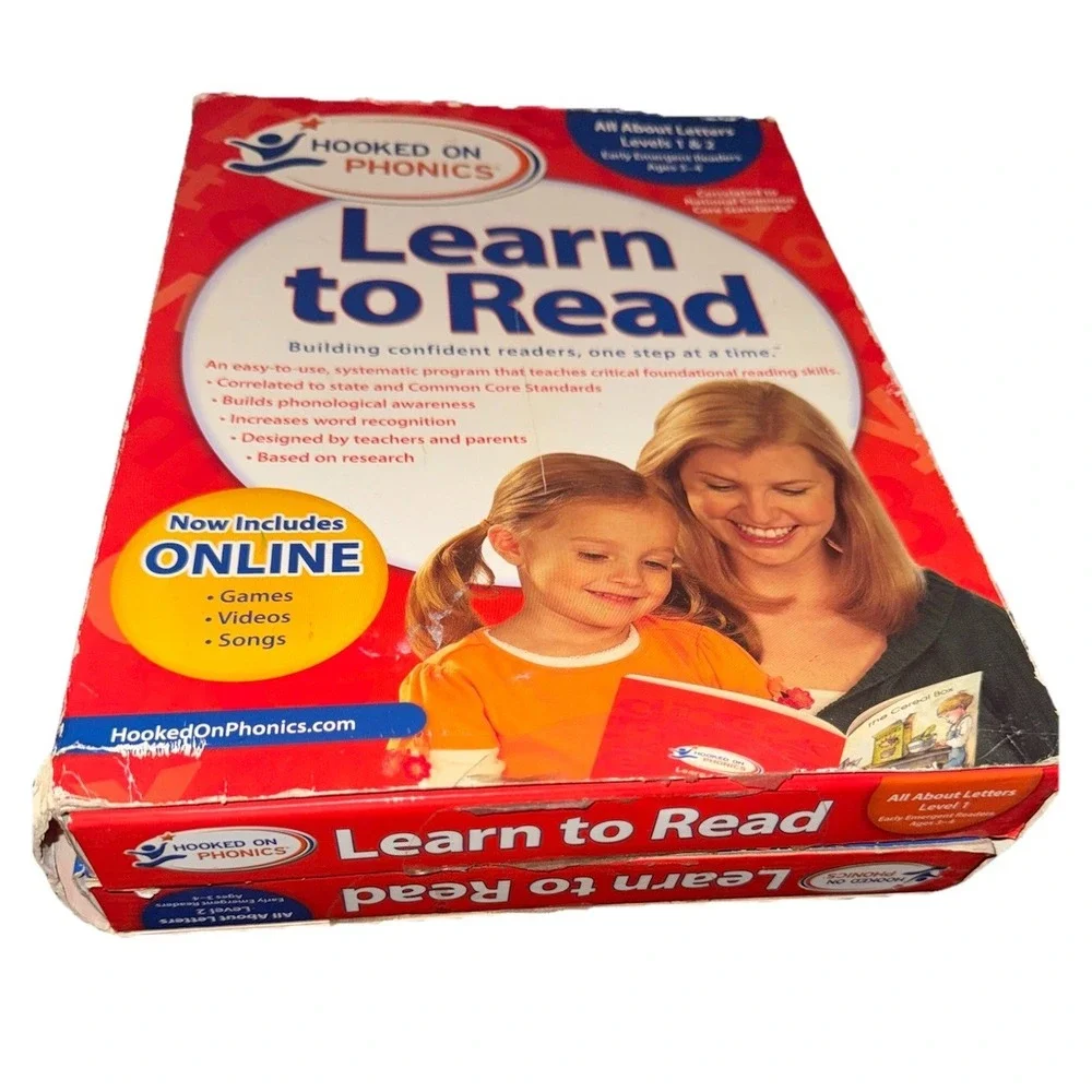 Hooked On Phonics‎ Learn to Read Level 1 &2 set Ages 3-4